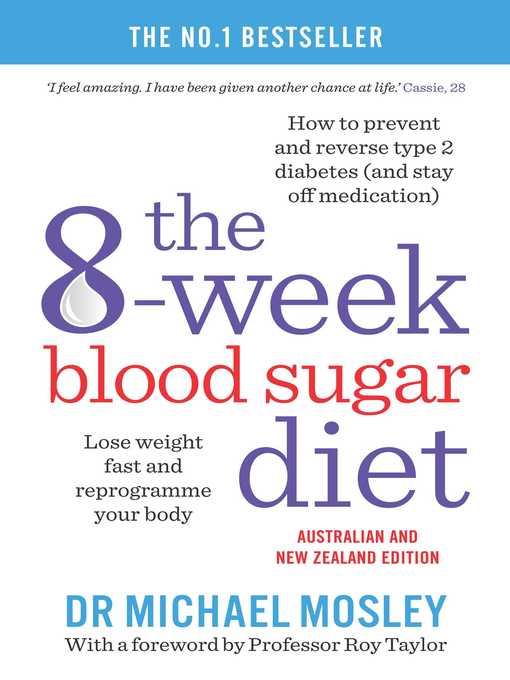 Title details for The 8-Week Blood Sugar Diet by Dr Michael Mosley - Wait list